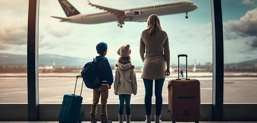 Fliegen mit der Familie: Flugerstattung bei Flugausfall oder Flugverspätung ( Foto: Adobe Stock- aapsky)