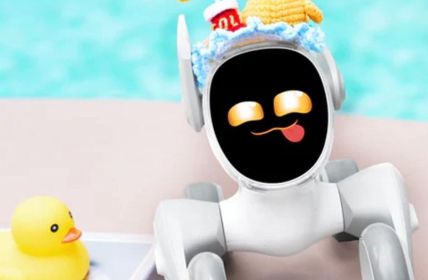 Emotionaler Loona Roboter reagiert auf Gesichter Bewegungen und (Foto: MindTecStore Europa)