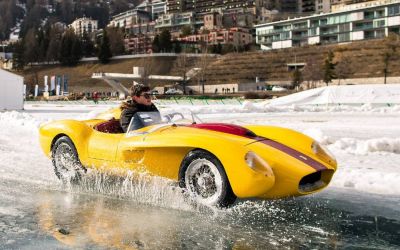 Ferrari Testa Rossa J: Ein edles Spielzeug für Liebhaber von Luxusautos auf dem Internationalen Concours of Elegance in St. Moritz. (Foto: The Little Car Company / Ben Lewis)